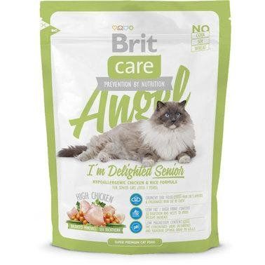Сухой корм для пожилых кошек Brit Care Angel I am Delighted Senior 0.4 кг 2003113 фото
