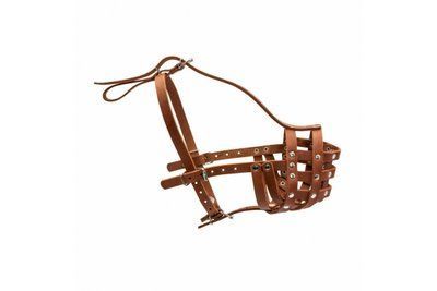 Намордник для собак Collar для малых собак породы ротвейлер, твердый, коричневый 2003320 фото