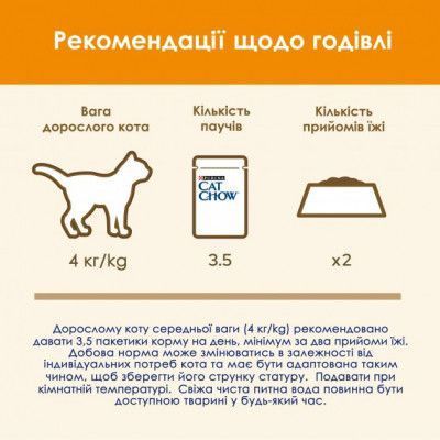 Влажный корм для кошек Purina Cat Chow Adult с ягненком и зеленой фасолью в желе 85г 2000470 фото