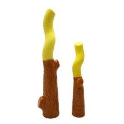 Игрушка AnimAll GrizZzly, ветка двухцветная, желтая/коричневая, L, 32.3&times;7.1&times;5.4 см 2015394 фото