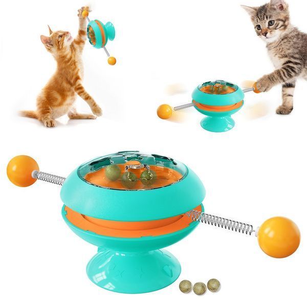 Іграшка для котів Bronzedog Petfun Інтерактивна на присоску з м'ятою 2006466 фото