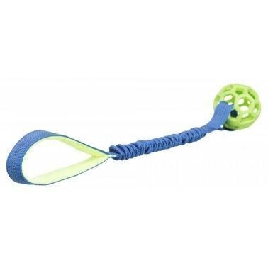 Игрушка для тренировки собак Trixie Bungee Tugger с мячом 7x48 см 2007625 фото