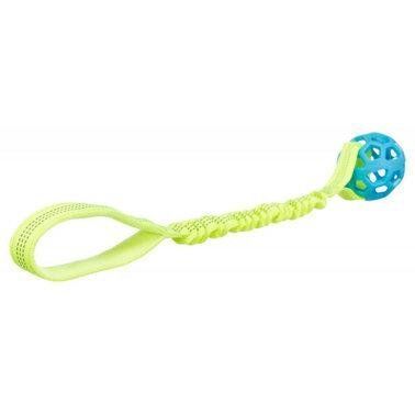 Игрушка для тренировки собак Trixie Bungee Tugger с мячом 7x48 см 2007625 фото