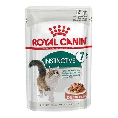 Влажный корм Royal Canin Instinctive 7+ для кошек от 7 лет, кусочки в соусе, 85 г 2001074 фото