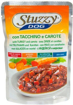 Влажный корм Stuzzy для собак индейка и морковь в соусе 100 г 1008004 фото