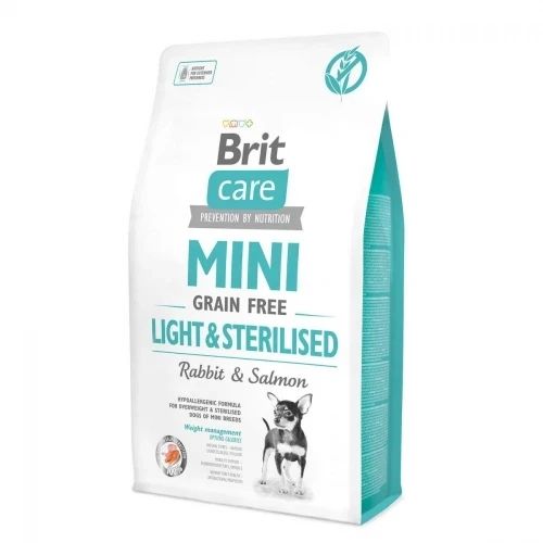 Сухий корм Brit Care GF Mini Light & Sterilised, для собак малих порід, 2 кг 2012580 фото