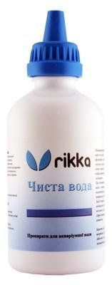 Прозора вода кондиціонер Rikka від каламуті в акваріумі, 100 мл на 2500 л 1006853 фото