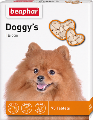 Ласощі для собак Beaphar Doggy's + Biotin з біотином 75 таб. 1004201 фото