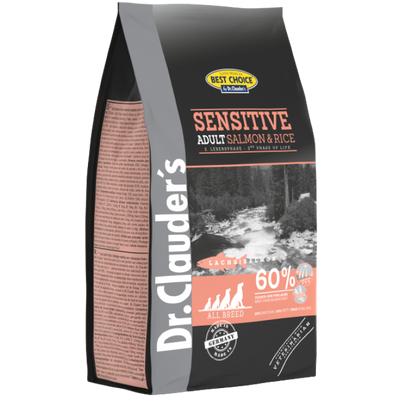 Корм для взрослых собак с пищевой чувствительностью Dr.Clauder's Adult Sensetive Salmon & Rice DOG 0.35 кг. 2005430 фото