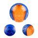 Іграшка для собак Bronzedog Gigwi Ball М'яч із пищалкою оранжево-синій L 8 см. 2006474 фото 1