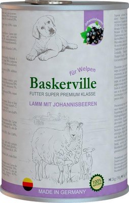 Вологий корм для собак Baskerville Super Premium Lamm Mit Johannisbeeren Ягня та смородина 400 г. 2006996 фото