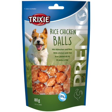 Ласощі для собак Trixie Premio Rice Chicken Balls з рисом і куркою 80 г 1006177 фото
