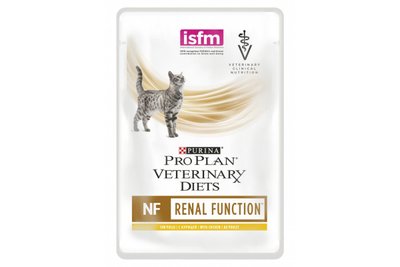 Вологий корм для кішок Purina Pro Plan Veterinary Diets з ниркової недостатності, з куркою, 85 г. 2005905 фото