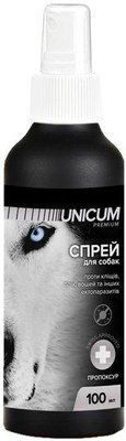 Спрей Unicum Premium від бліх і кліщів для собак 100 мл 1004330 фото