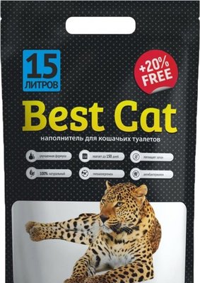 Наполнитель для кошачьего туалета Best Cat White Силикагелевый впитывающий 15 л (6 кг.) 2000153 фото