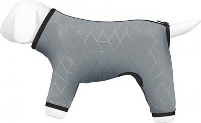 Дощовик для собак COLLAR WAUDOG Clothes світловідбивний, S40, 56-59 см, З 37-40 см 2011559 фото