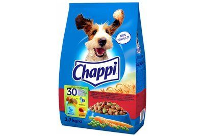 Сухой корм Chappi для взрослых собак, с говядиной, птицей и овощами, 2.7 кг 2004621 фото