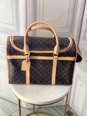 Сумка переноска для тварин LOUIS VUITTON 40х30х22 см. (колір в асортименті) 2022134 фото