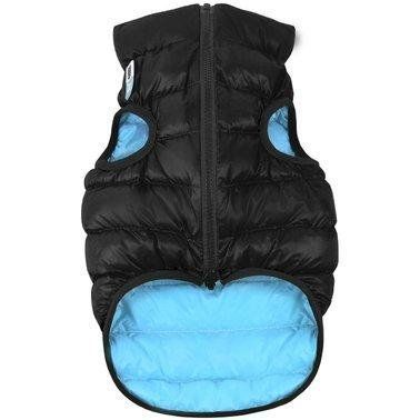 Курточка двостороння AiryVest для середніх собак M 45, чорно-блакитна 2000777 фото