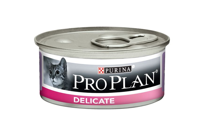 Влажный корм для кошек Purina Pro Plan Delicate с чувствительным пищеварением, с индейкой, 85 г 2001164 фото