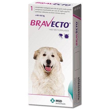 Жувальна таблетка Bravecto Бравекто від бліх і кліщів для собак 40 - 56 кг 2001179 фото