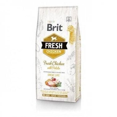 Сухой корм Brit Fresh Chicken/Potato для взрослых собак 2.5 кг 2006540 фото