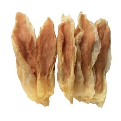 Лакомство для собак ТМ &laquo;Lucky star&raquo; Кроличье ухо с мясом курицы, 8 см - 1 штука 2015482 фото