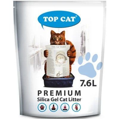 Наповнювач для котячого туалету Top Cat premium силікагелевий 7.6 л 2010433 фото
