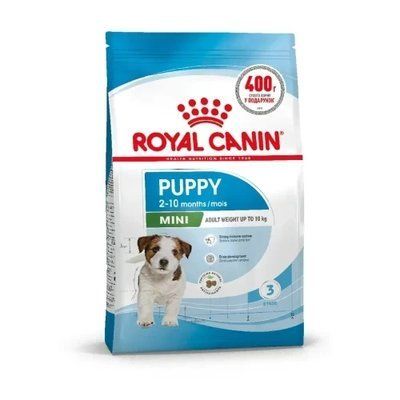 Сухой корм Royal Canin Mini Puppy для собак малых пород, 1.6 кг. + 400 г в подарок 2017236 фото