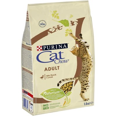 Сухий корм для котів Purina Cat Chow Adult з качкою 1.5 кг. 2003443 фото