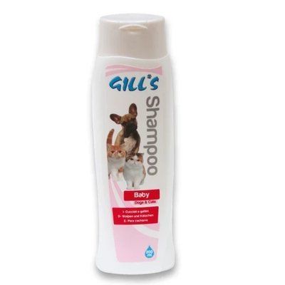 Шампунь для кошенят і цуценят GILL'S Бейбі нешкідливий для очей з ультрафіолетовим захистом, 200 мл. 1005359 фото
