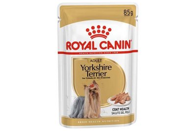 Вологий корм для собак Royal Canin Yorkshire Terrier Adult для йоркширського тер'єра, 85 г. 1006598 фото