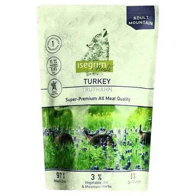 Влажный корм для собак Isegrim Adult Pouch Roots Turkey Monoprotein с индейкой 410 г 2007023 фото