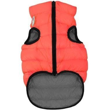 Курточка двостороння AiryVest для Середніх собак, розмір S 30, коралово-сіра 2006586 фото