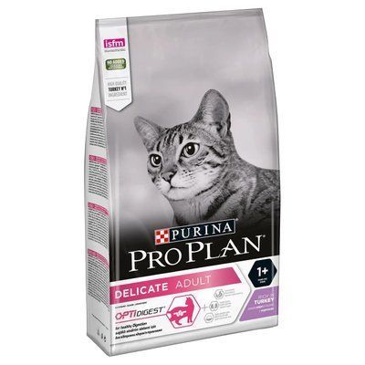 Сухий корм для котів з чутливим травленням Purina Pro Plan Delicate Turkey 1,5 кг (індичка) 2004001 фото