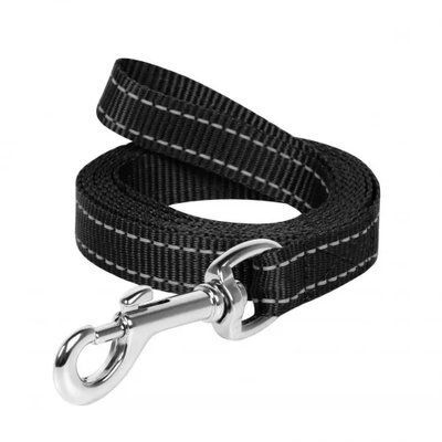 Повідець нейлоновий Dog Extreme для собак 20 мм, 200 см, чорний 4499 фото