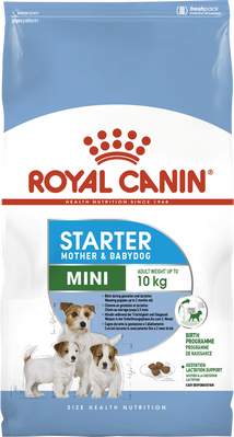 Сухий корм для цуценят до 2 міс, вагітних і годуючих сук Royal Canin Mini Starter 1кг. 8215 фото