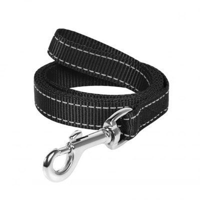 Повідець нейлоновий Dog Extreme для собак 25 мм, 150 см, Чорний 1001628 фото
