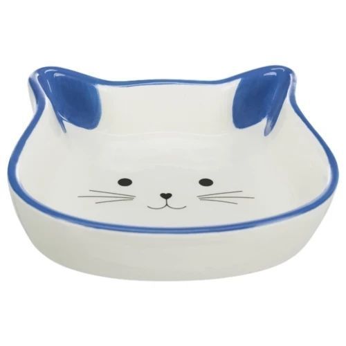 Миска Trixie у формі котячої голови для кішок, кераміка, 0,25 л/12 см 1006404 фото