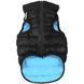 Курточка двостороння AiryVest для великих собак, розмір L 65, чорно-блакитна 2004346 фото 1