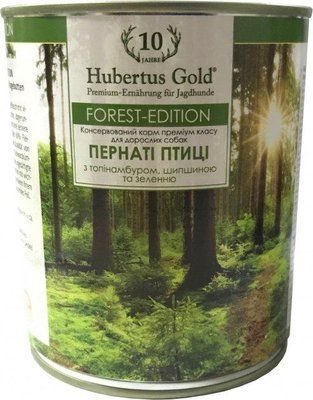Влажный корм для собак Hubertus Gold Пернатая птица 800 г 2006980 фото