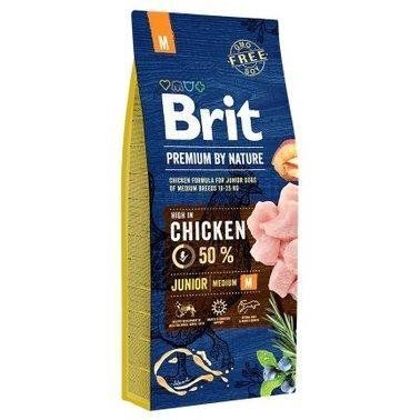 Сухой корм Brit Premium для щенков средних пород M 15 кг 2003703 фото