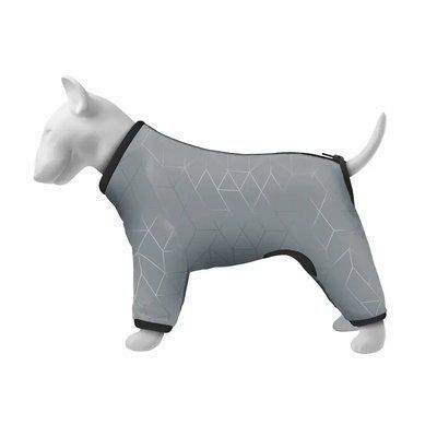 Дощовик для собак WAUDOG Clothes світловідбиваючий, S30 2010882 фото