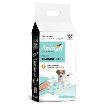 Пеленки AnimAll Puppy Training Pads для собак и щенков, 60&times;45 см. - 1шт. 2008433 фото
