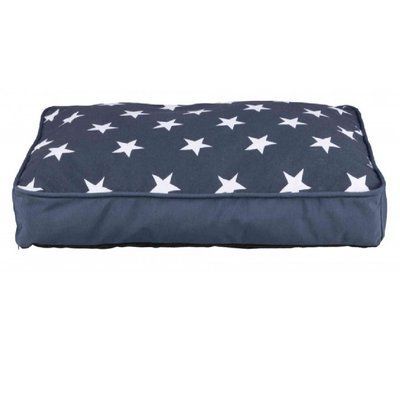 Лежак-подушка Trixie Stars для собак, принт зірки, темно-синій, 70&times;50 см 2009711 фото