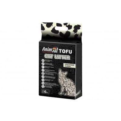 Наполнитель для кошачьего туалета AnimAll TOFU Classic 2,6 кг/6 л. 2001974 фото
