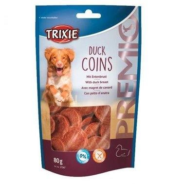 Ласощі для собак Trixie Premio Duck Coins з качкою 80 г 1003779 фото