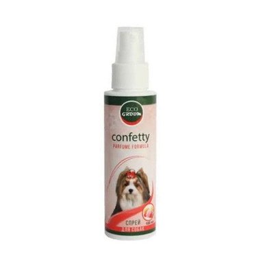 Спрей-парфуми для собак EcoGroom CONFETTI з ароматом фруктового морозива 100 мл. 2006598 фото