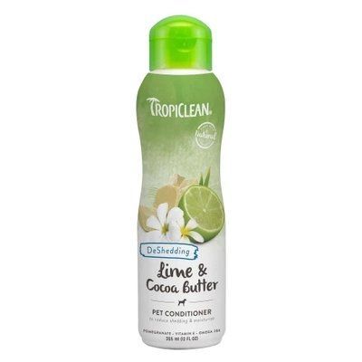 Кондиціонер TropiClean Lime & Cocoa для зволоженою шкіри і зниження линьки для собак і котів, 355 мл 2008895 фото