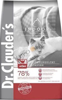 Сухой корм для взрослых домашних кошек Dr.Clauder's High Premium Indoor 400 г. 2003123 фото